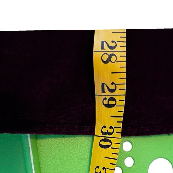 Crushed Velvet Wine Burgundy Short Puff Sleeve Dark Academia Goth Sz 3X NWT - Picture 13 of 13